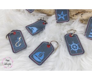 Stickserie ITH - Maritim Silhouette Anhänger Vol. 2